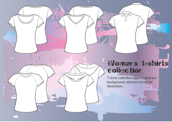 Clothes template design vector 02  