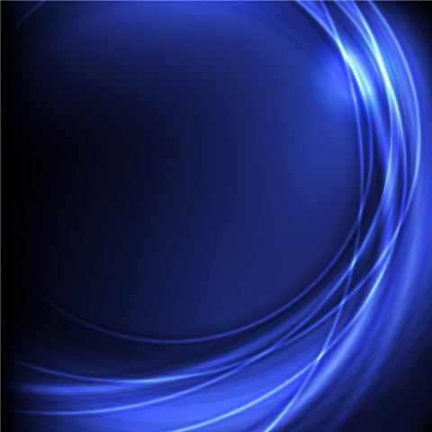 Blue arc curve background vector  