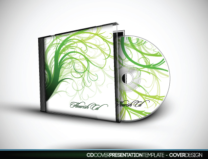 Set of Box DVD disc and DVD cover vector 02  