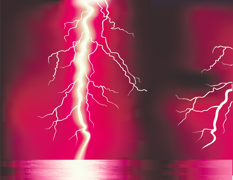 Bright lightning background vector design 02  
