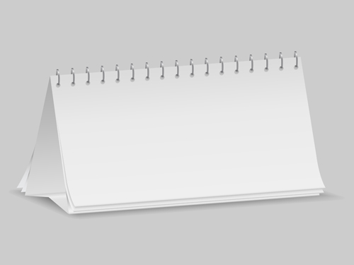 2014 Desk calendar design template vector 01  