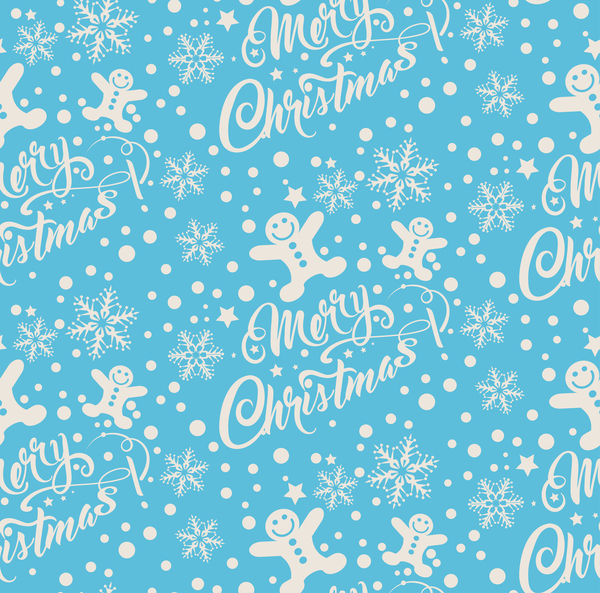 Elegant christmas pattern template seamless vector 01  