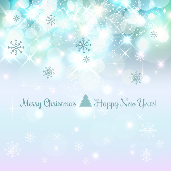 Halation christmas with new year background vectors 05  