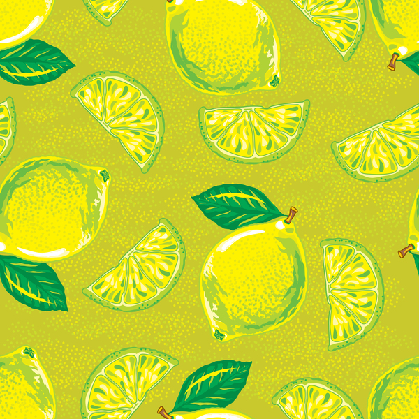 Nahtloser Vektor des Limon Musters  