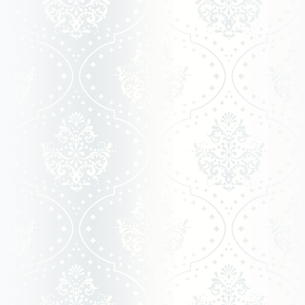 Bright White floral vector backgrounds set 05  