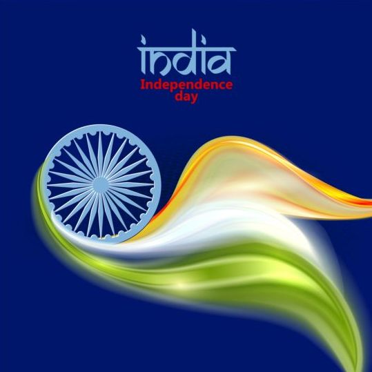 15ème autught indien jour de l’indépendance vecteur de fond 15  