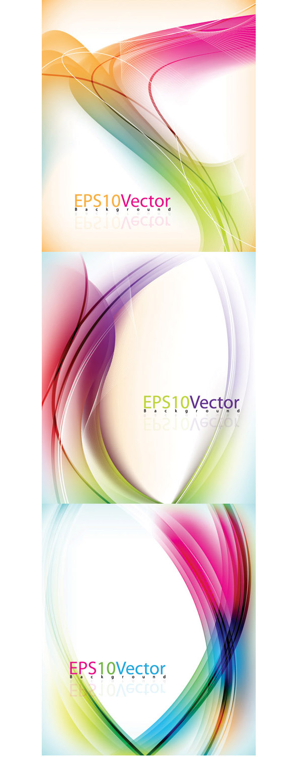 Gorgeous lines background 1 vector  