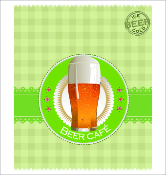 Creative Beer poster design vector 07  