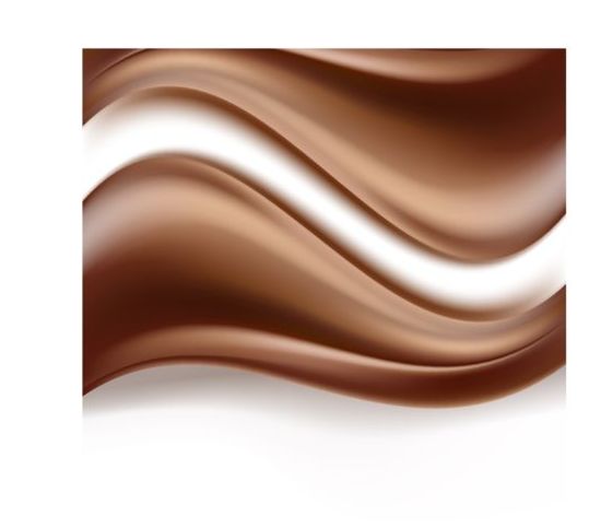 Schokoladen-Staubvektorhintergrund 04  