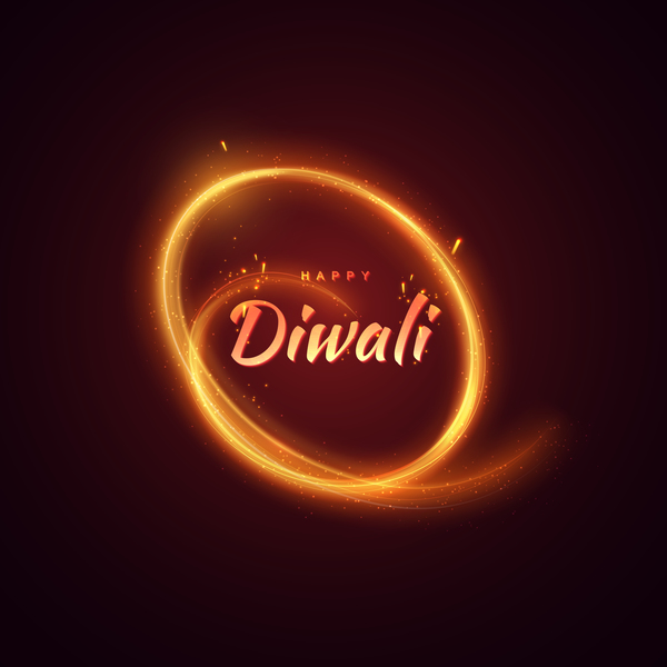 Diwali creative background vector 04  