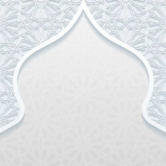 Moskee overzicht witte achtergrond vector 12  
