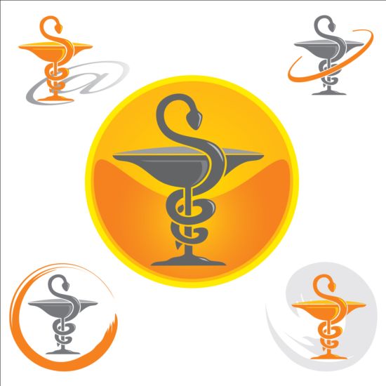 Vecteur de conception de logos de pharmacie 07  