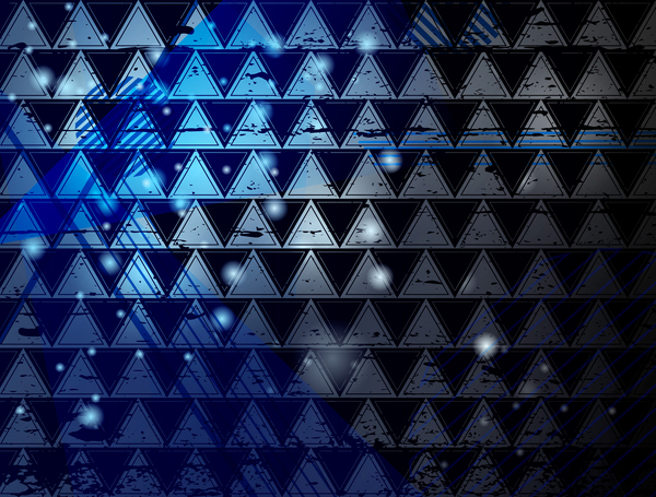 三角形パターン背景ベクトル 02  