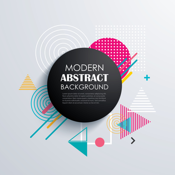 Vector modern abstract background material 02  