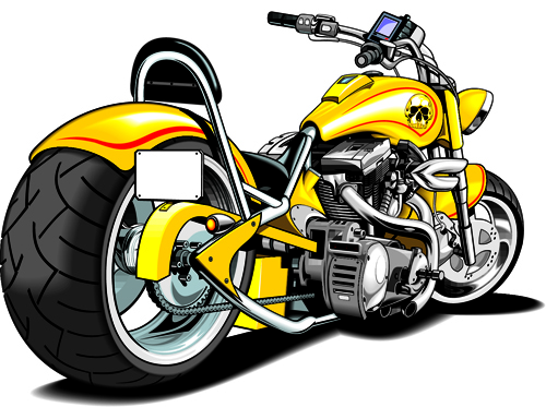 Various luxury Motorbike vector 04  