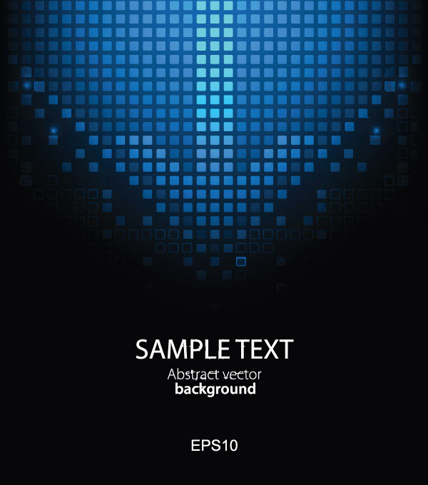 creative Pixels background vector set 03  