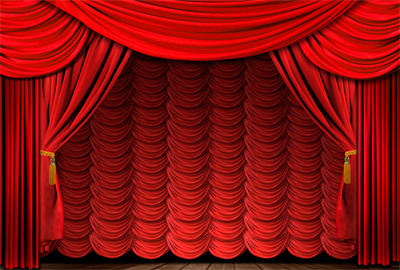 luxurious Red Curtain vector 01  