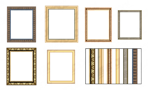 All kinds of frame 2 vector  