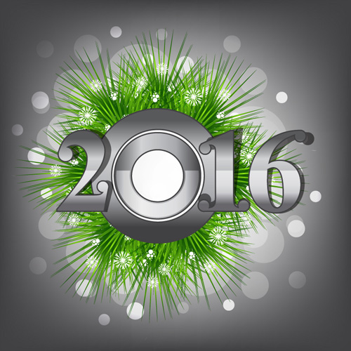 2016 new year creative background design vector 09  