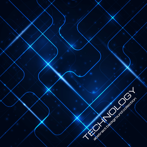 Abstract technology pattern vector background 01  