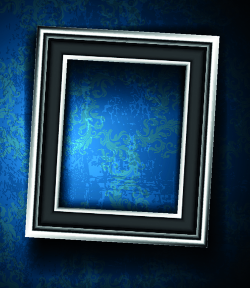 Set of Empty frame on the wall vector 05  