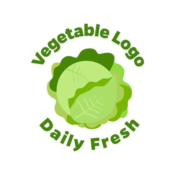 Fresh vegetables logo design vector 09  