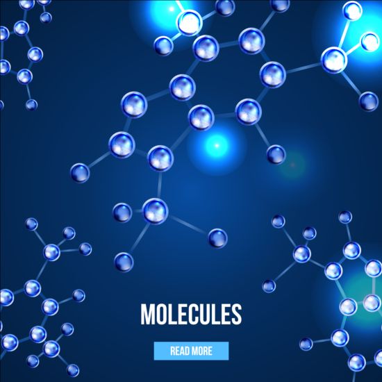 Molecules structure concept background vector 02  