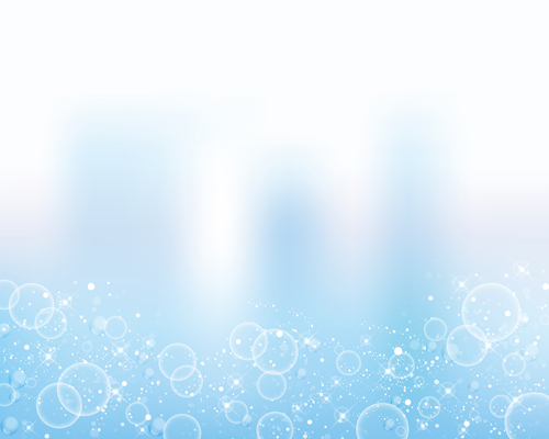 Transparent bubbles with background vector 05  