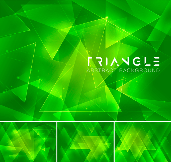 Triangle abstract creative background vector 05  