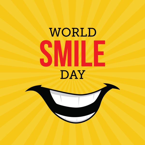 World smile day vector psoter design 05  