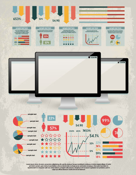 business infographics elements vector 02  