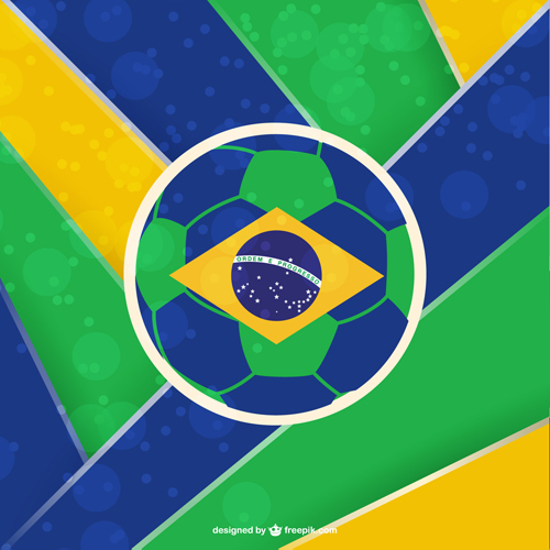 2014 brazil world football tournament vector background 03  