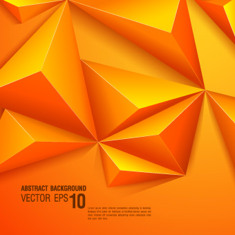 3D shapes background vector 04  