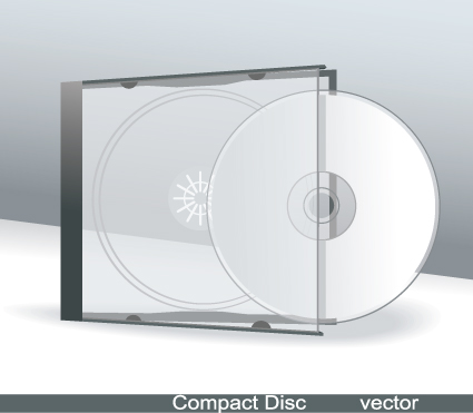 Set of Box DVD disc and DVD cover vector 01  