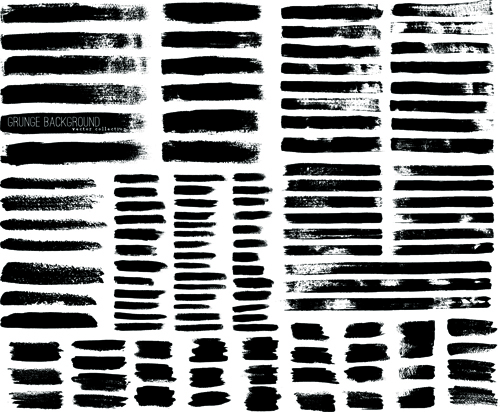 Grunge ink background vectors material 01  