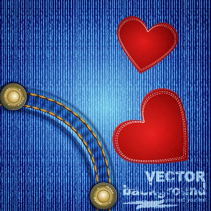 Vector Jeans design elements background 05  