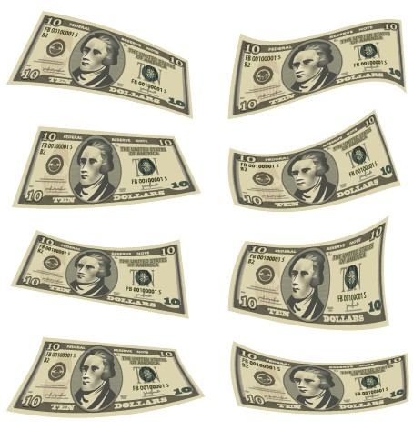 Money design elements creative vector graphics 05  