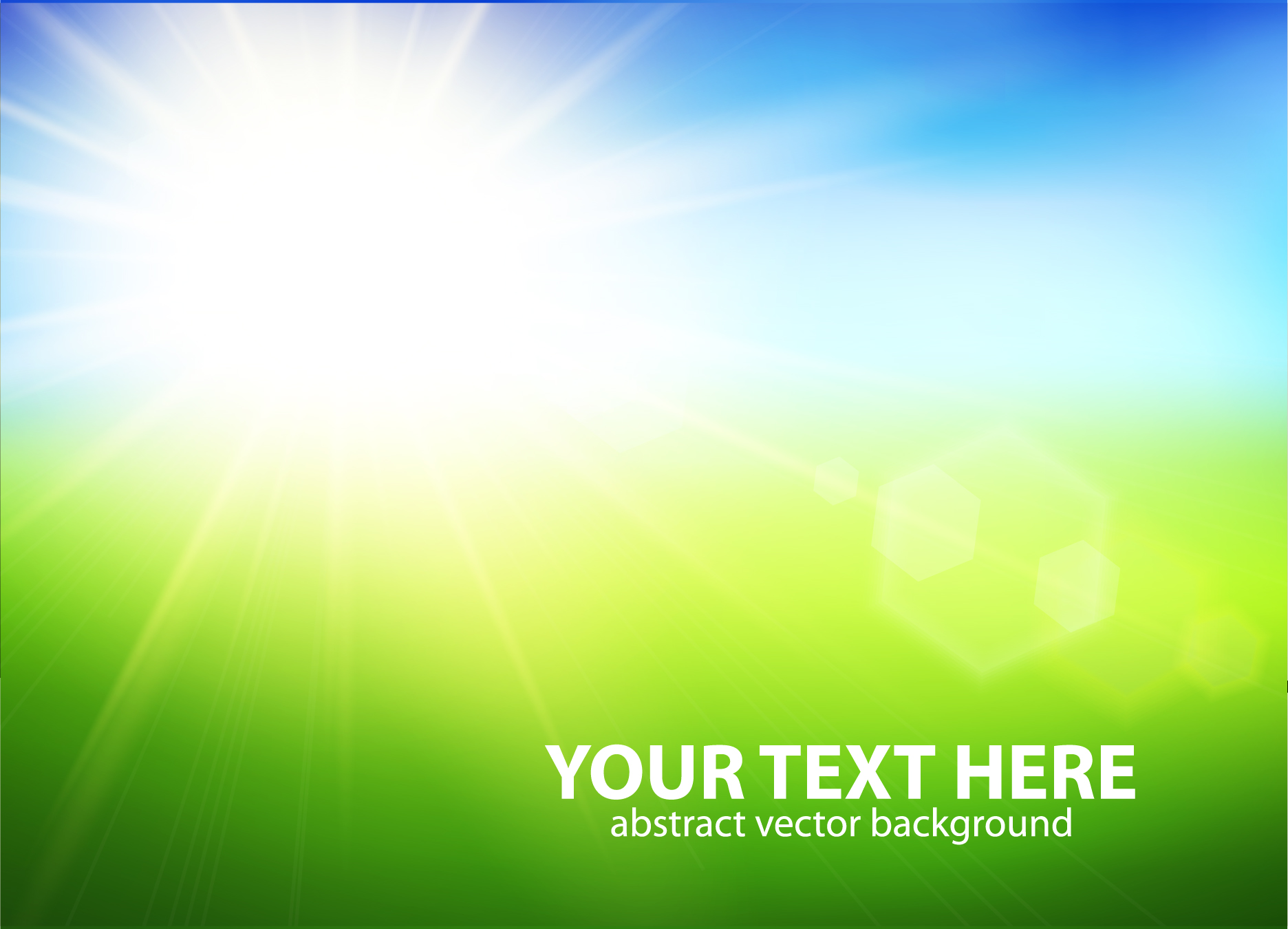 Natural with sun background vector 04  