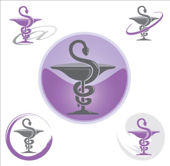Vecteur de conception de logos de pharmacie 05  