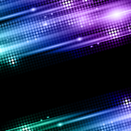 Shiny neon disco party background vector 03  