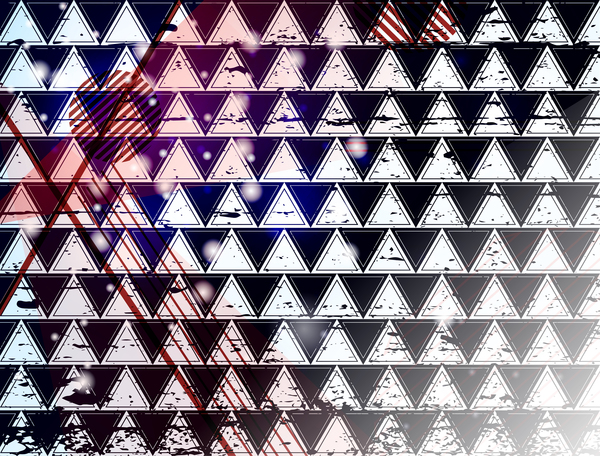 三角形パターン背景ベクトル 01  