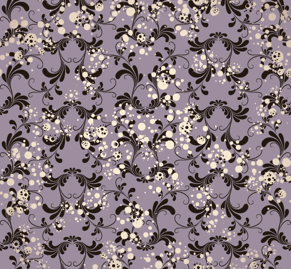 Floral background vector Set 02  