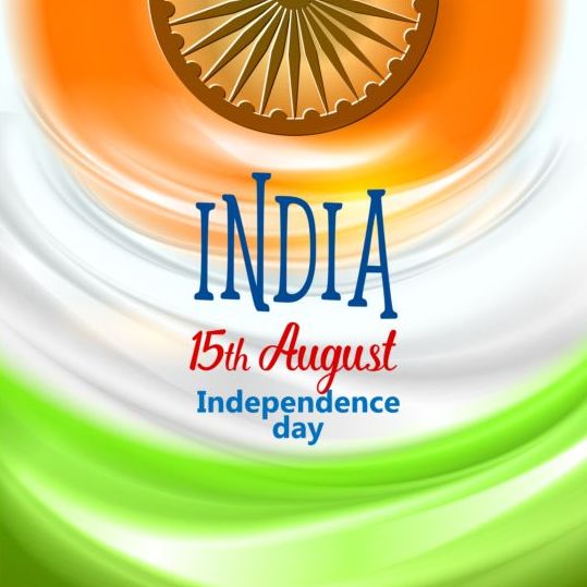 15th autught индийский День независимости фон вектор 13  
