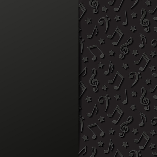 Black art background vector 05  