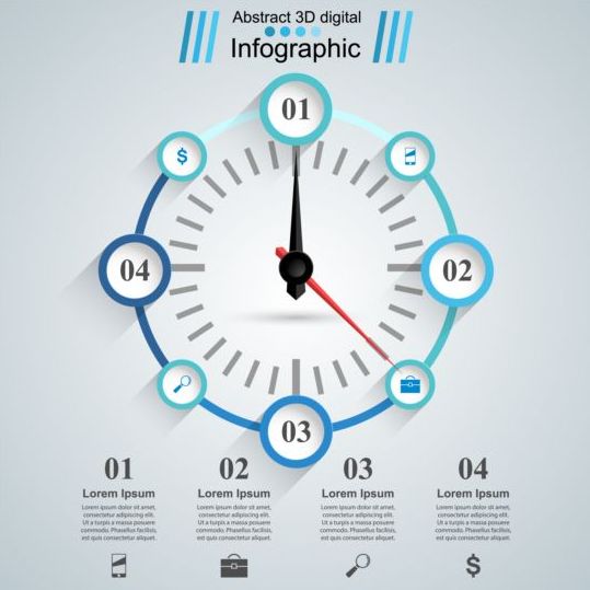 Бизнес-Инфографика креативный дизайн 4529  