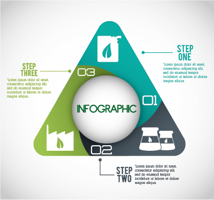 Ecology and energy infographic vector illustration 03  