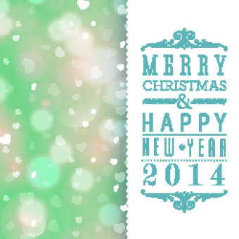 Elegant 2014 Christmas holiday backgrounds vector 04  