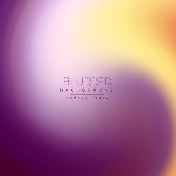 Purple with yellow blurred background vector  