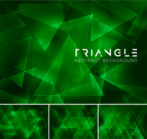 Triangle abstract creative background vector 04  