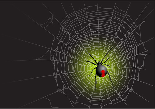 Vector spider web design background graphics 05  
